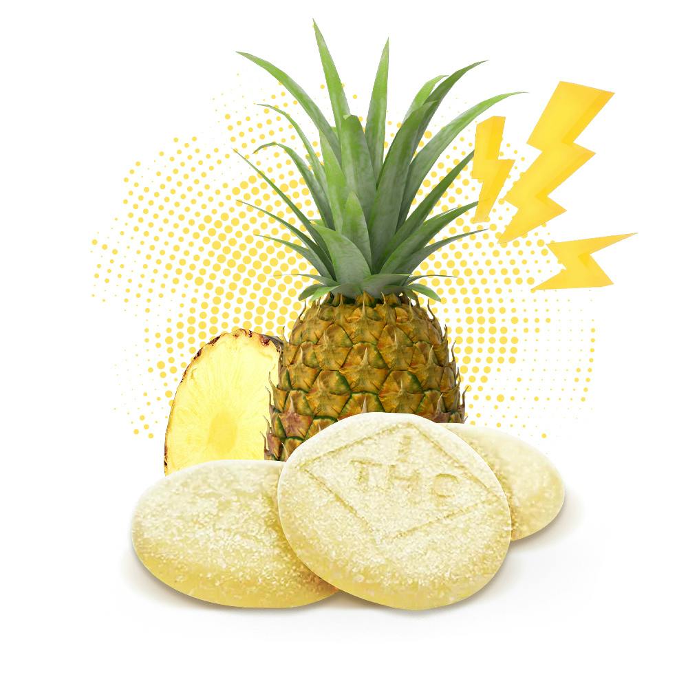 Sour Pineapple C-Bites - 100mg - 10ct - 