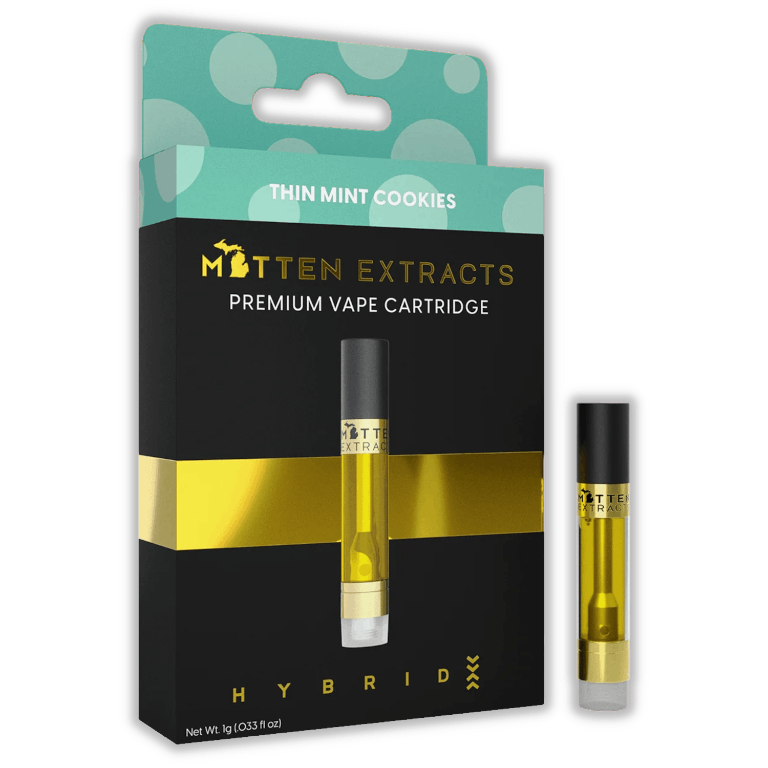 Product: Mitten Extracts | Vape Cart - 1g - Thin Mint Cookies (Hybrid)