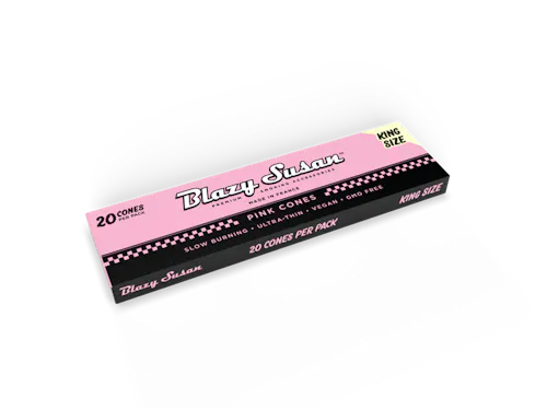 Blazy Susan | Pink Cones | King Size | 20 Cones per pack-active