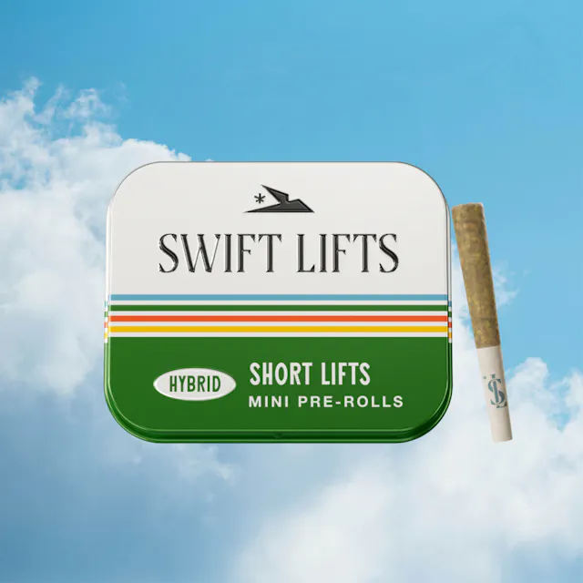 Swift Lifts Pre-Roll Pack Short Lifts Flying Dutchman 10pk/3.5g (indica, packs)