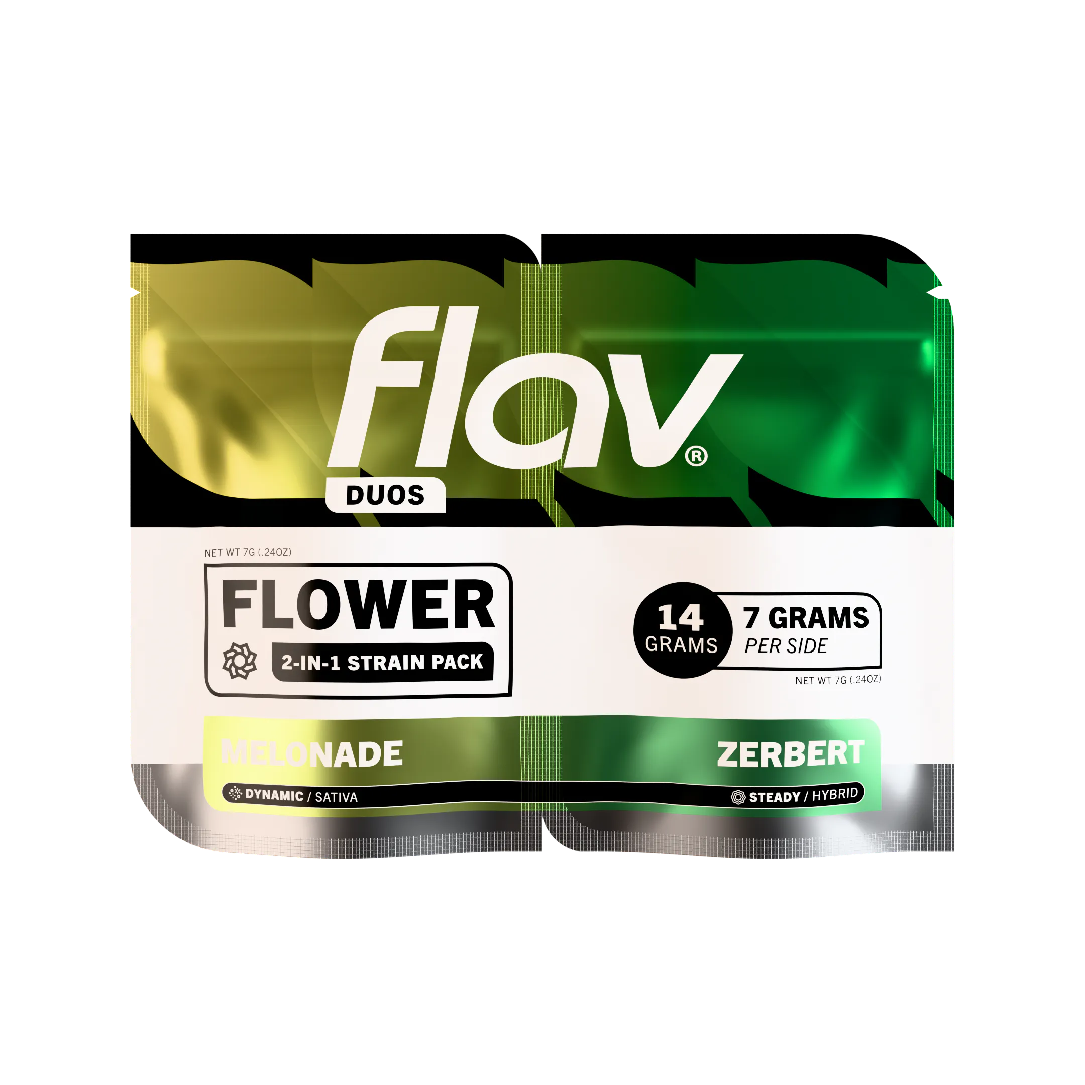 Flav | Melonade x Zerbert | 14g Duo Flower | Brooklyn Bourne