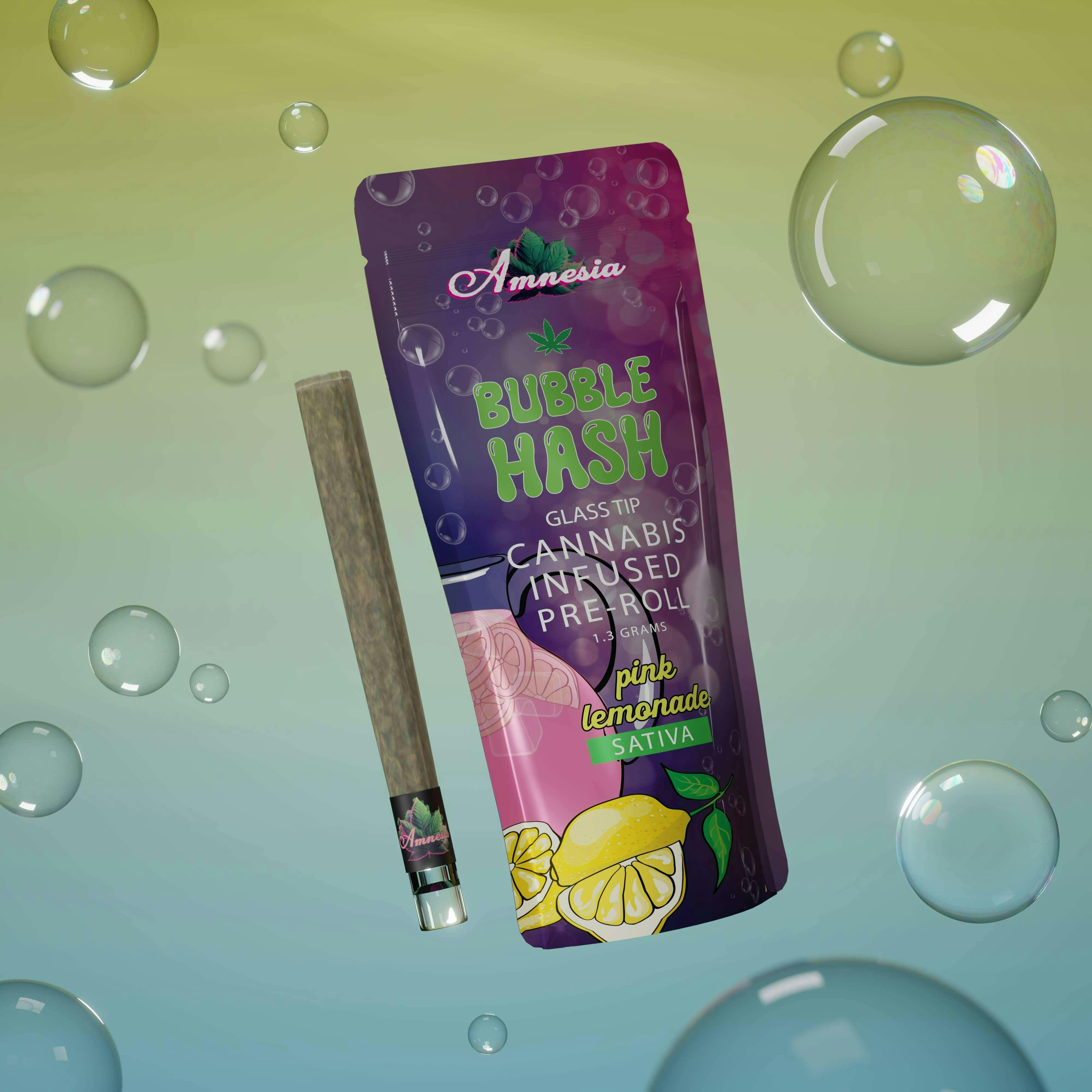 Product: AMNESIA | PINK LEMONADE | INFUSED PRE-ROLL (GLASS TIP) | 1.3G | HYBRID