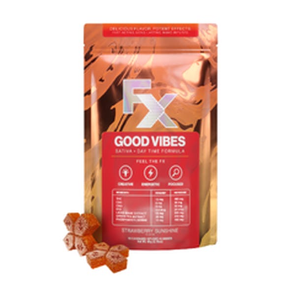 FX GUMMIES GOOD VIBES SATIVA DAY TIME FORMULA