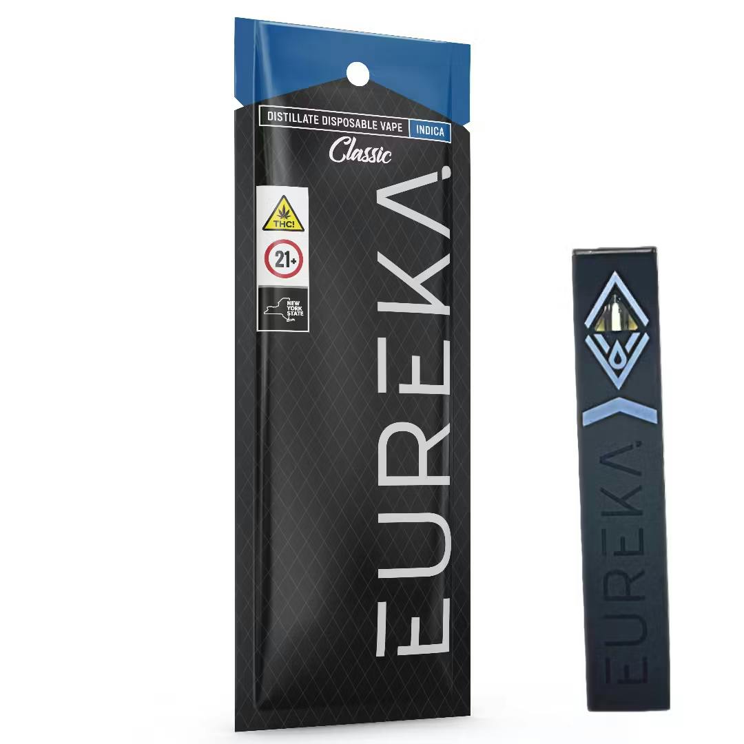 EUREKA Eureka | Classic Blackberry Kush Disposable Vape, .5g