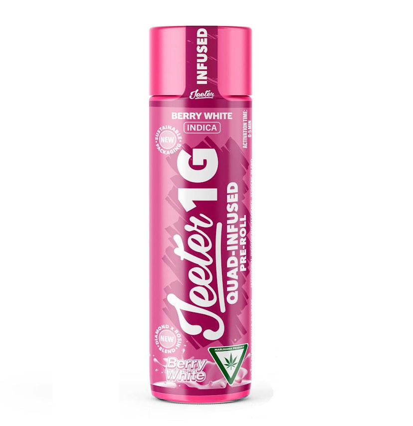 Jeeter 1g Infused Rosin Diamond Preroll Berry White