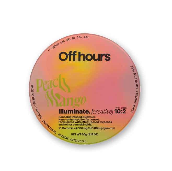 Off Hours-10pk THC Gummies(10mg) V,GF-Illuminate (Creative)