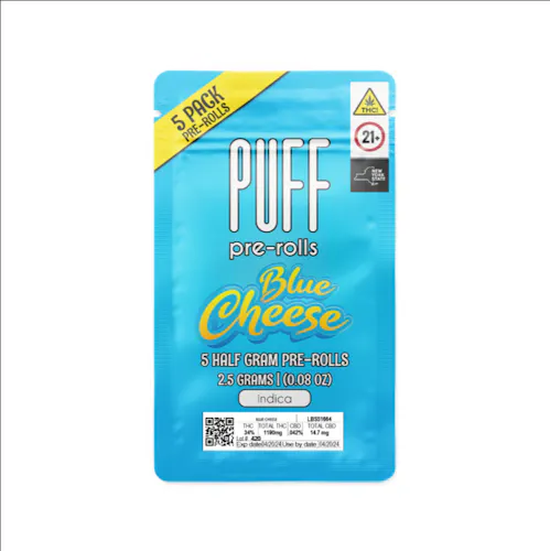 Blue Cheese – Indica – 5 pack pre-rolls – 2.5 gram-1