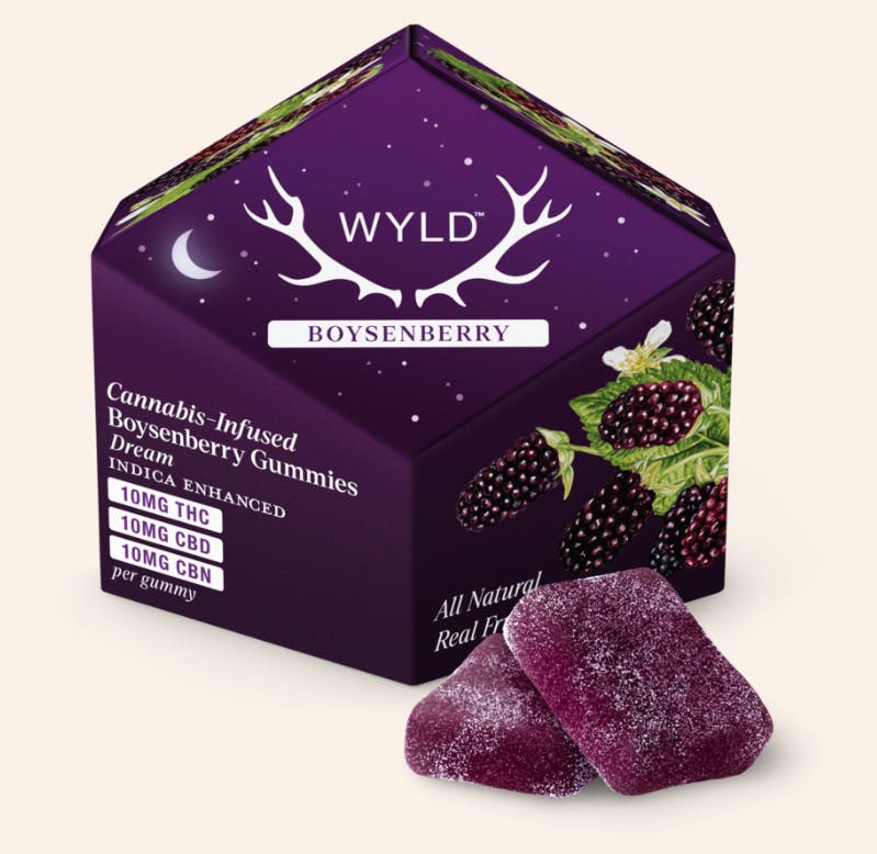 Boysenberry 1:1:1 CBD:CBN + Indica Enhanced Gummies-1