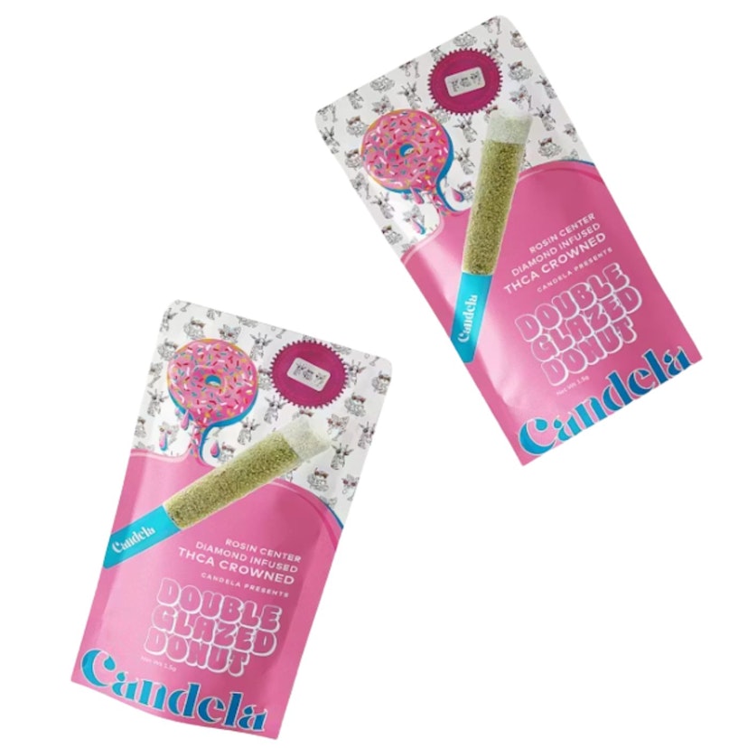 Candela - Peach Push Pop Double Glazed Donut