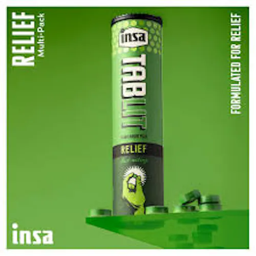 Tablets | Relief | 100mg | 20pk | INSA in Massachusetts - Canna ...