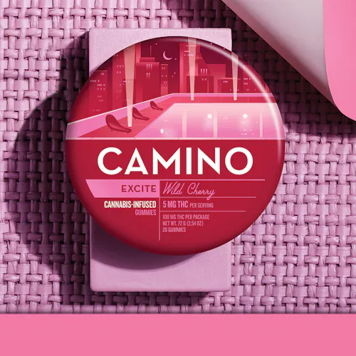 Camino | Wild Cherry | 5mg THC Gummy | 20-pk-active