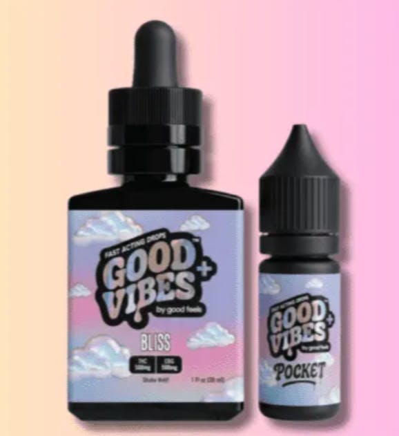 cbg vape juice 1:1 THC:CBG Bliss Fast Acting Syrup Tincture