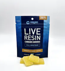 Cannalicious - 200mg Live Resin Gummies - Pineapple Haze - EDIBLES by Cannalicious Labs at King of Budz