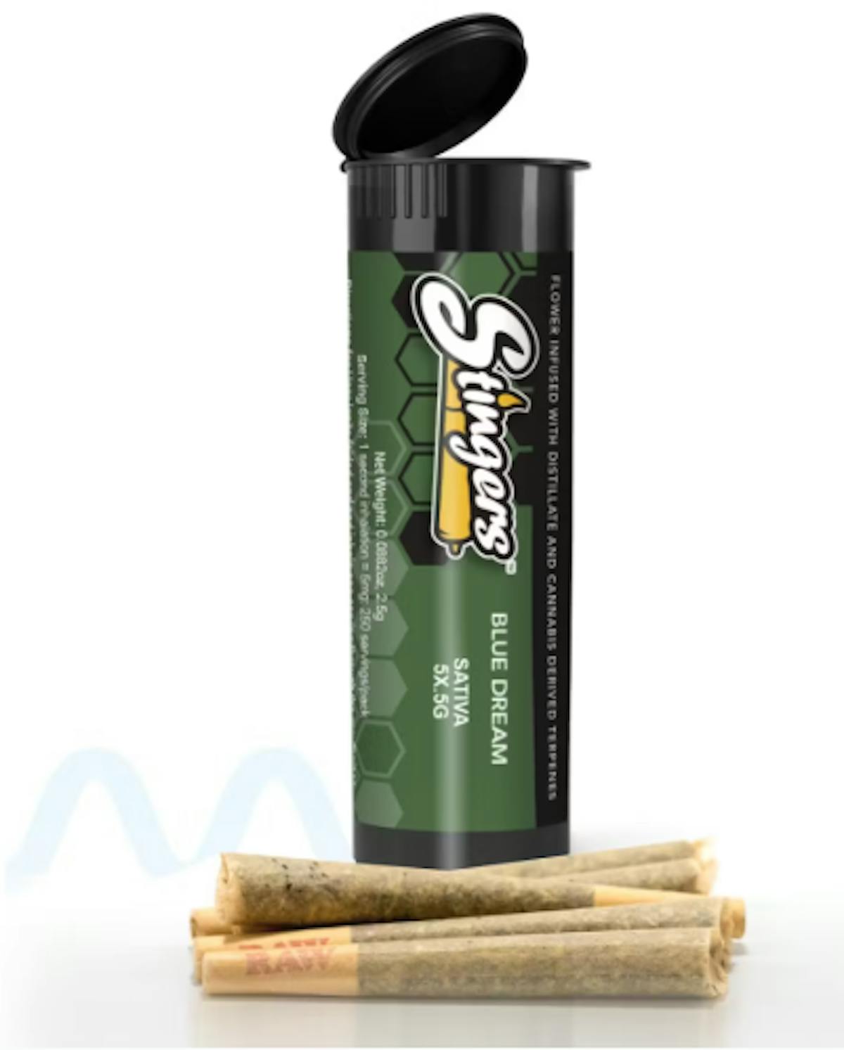 Photo of Stingers Mac1 #4 x Dosipop 5pk Infused Prerolls