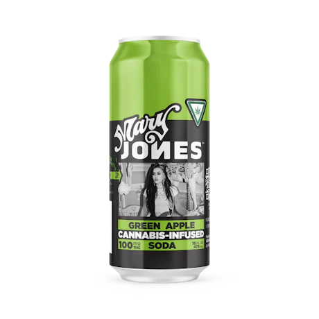 Mary Jones - 100mg Infused Soda - Green Apple - product image at King of Budz