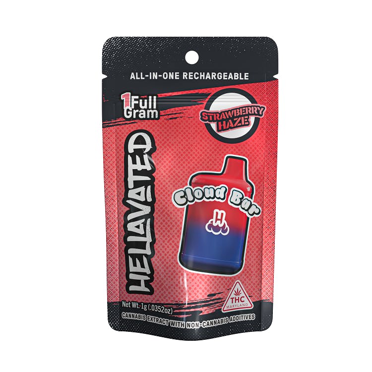 Hellavated: Strawberry Haze Cloud Bar All In One