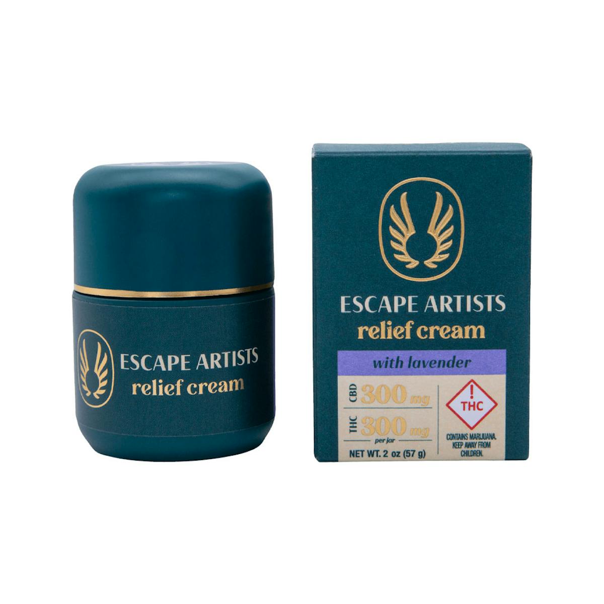 Photo of Escape Artists | Relief Cream | Lavender 1:1 (300mg/300mg)
