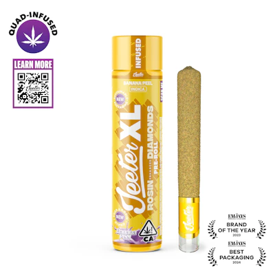 Banana Peel Jeeter XL Infused Pre-Roll | 2g - PRE_ROLLS by Jeeter at King of Budz