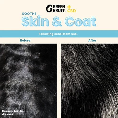Photo of Green Gruff – SOOTHE Skin & Coat CBD Dog Chew – 24ct.
