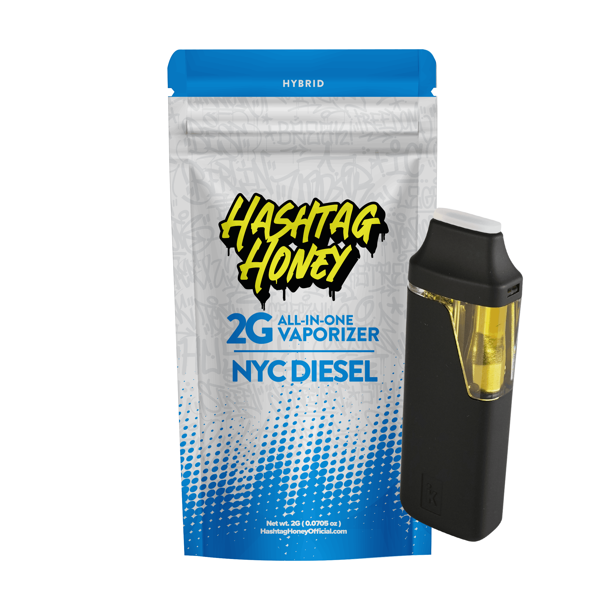 Hashtag Honey | 2g AIO Vape | NYC Diesel