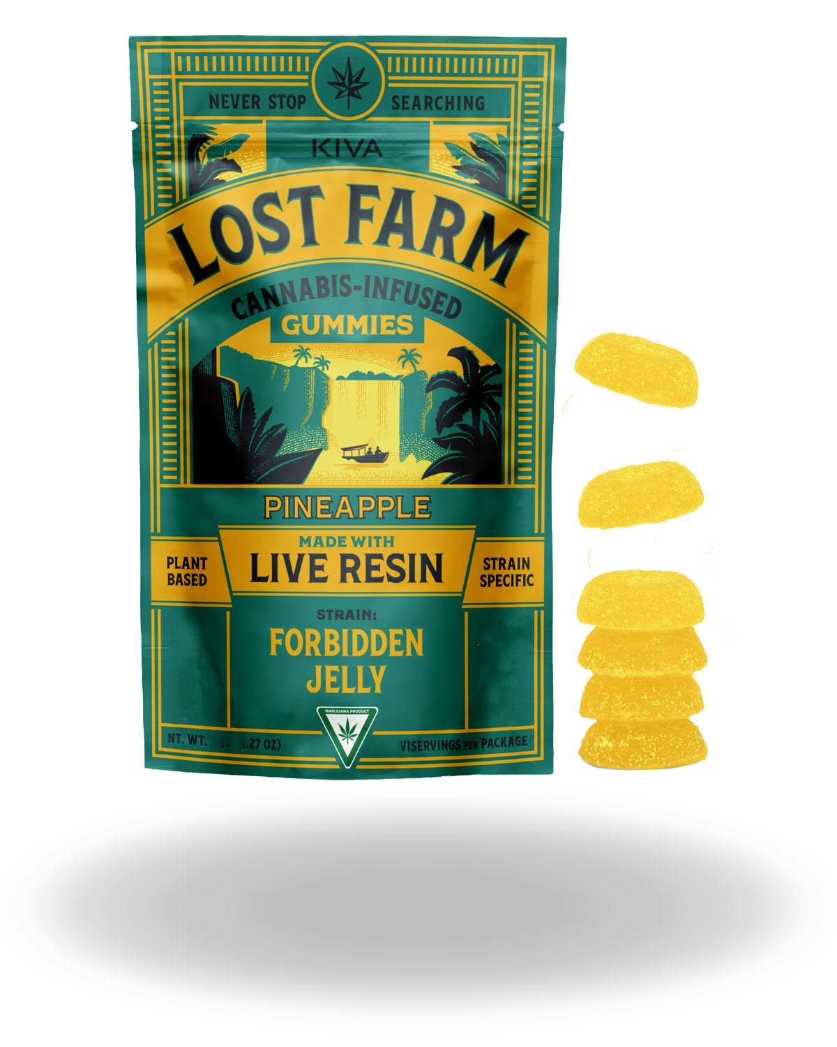 Lost Farm | Pineapple Live Resin Gummies | 200mg