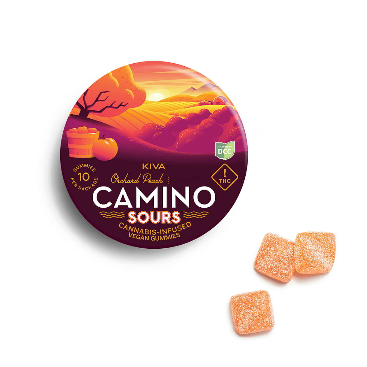 Photo of Camino Sours 1:1 Orchard Peach Gummies