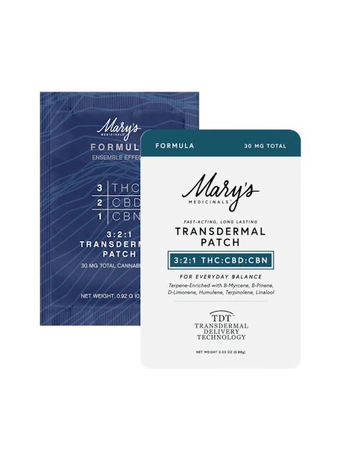 Mary's - 15mg THC 10mg CBD 5mg CBN Transdermal Patch - Formula