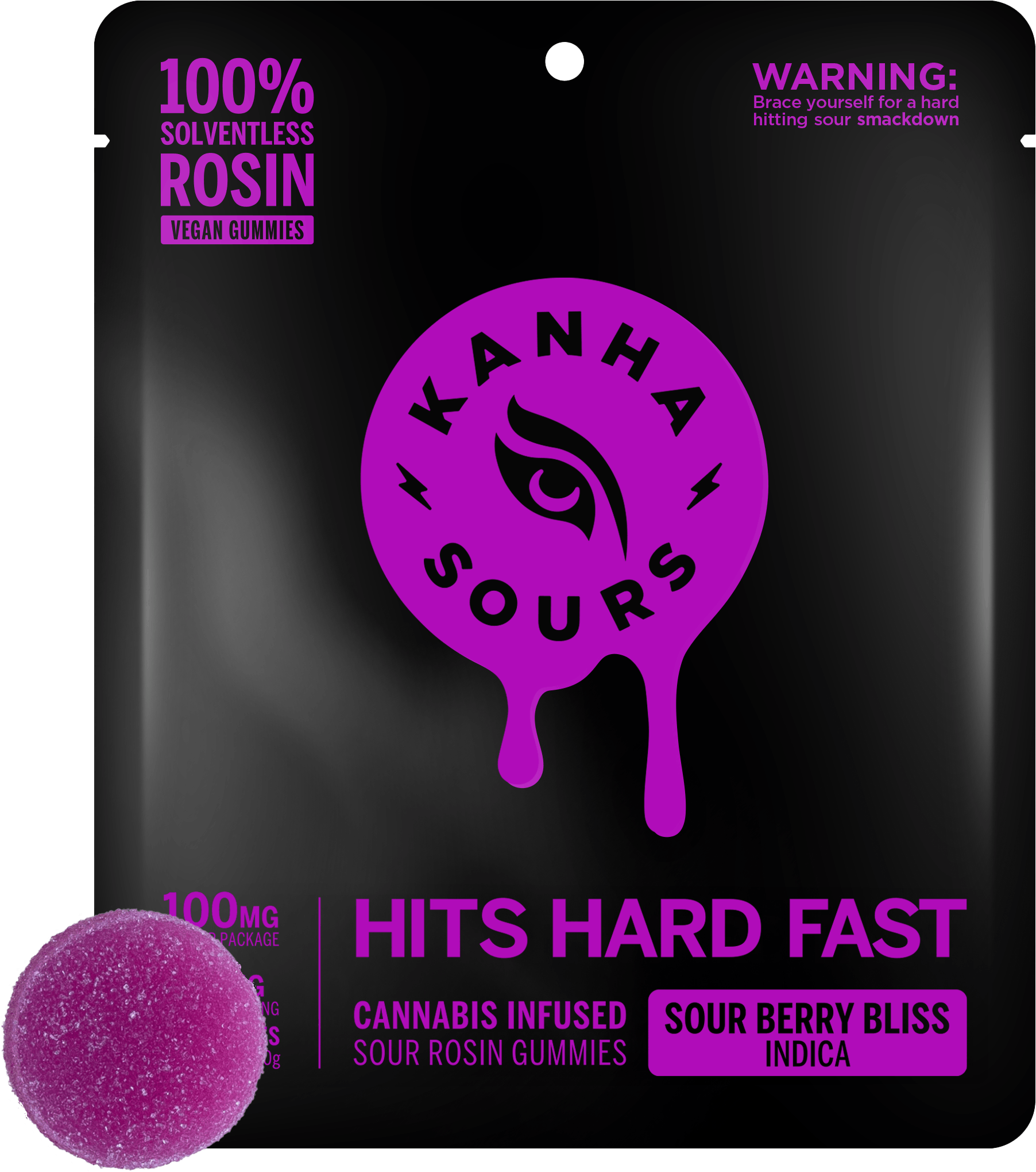 Sour Berry Bliss Rosin Sours Gummies 10-pack