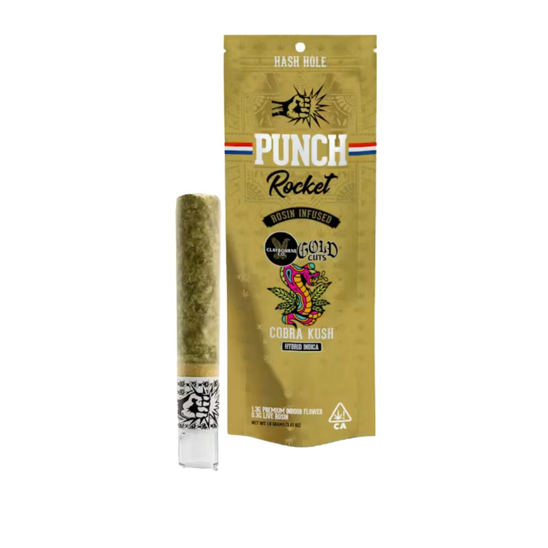 COBRA KUSH X BUTTERSCOTCH PUNCH ROSIN INFUSED PREROLL 1.6G
