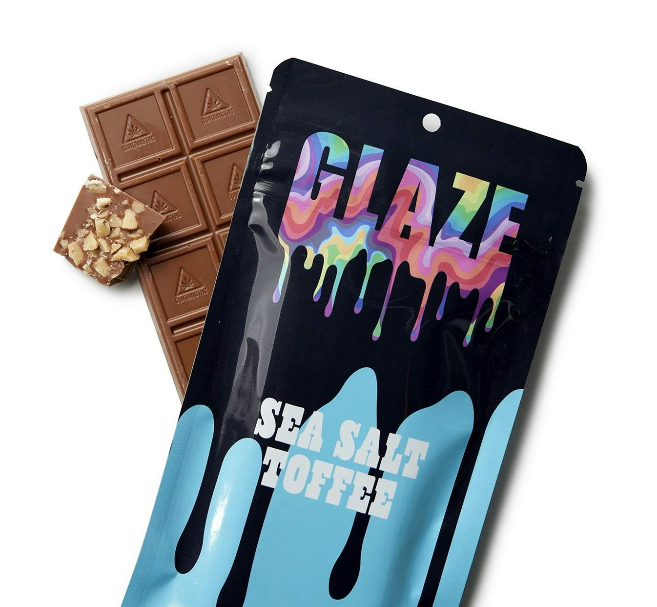 image of Sea Salt Toffee | 100mg Chocolate Bar