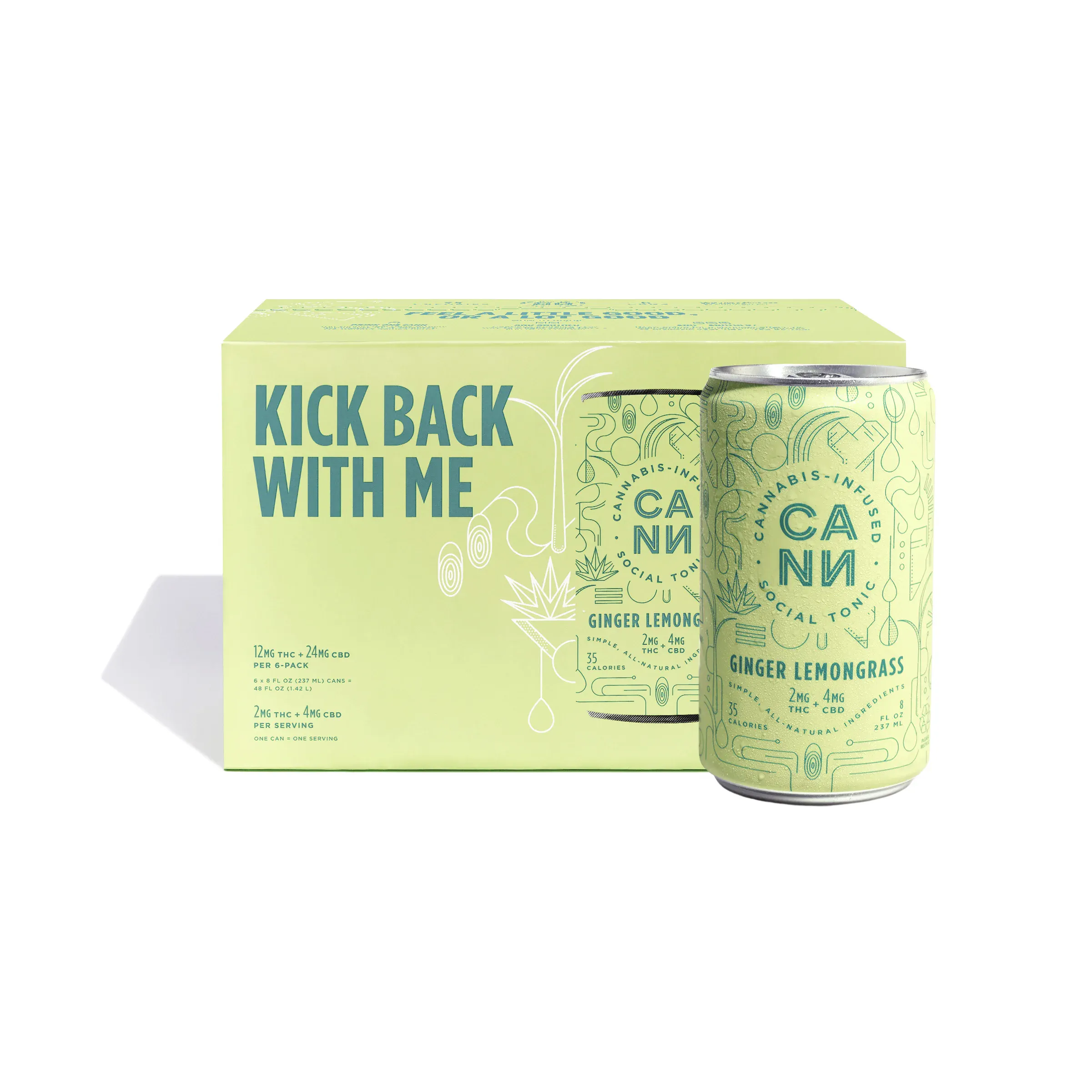 Cann 8oz 6pk - Ginger Lemongrass at Harborside (San Leandro)