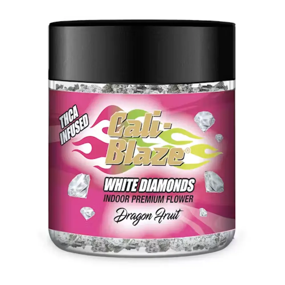 Product Cali-Blaze | Dragonfruit | White Diamond Infused Flower