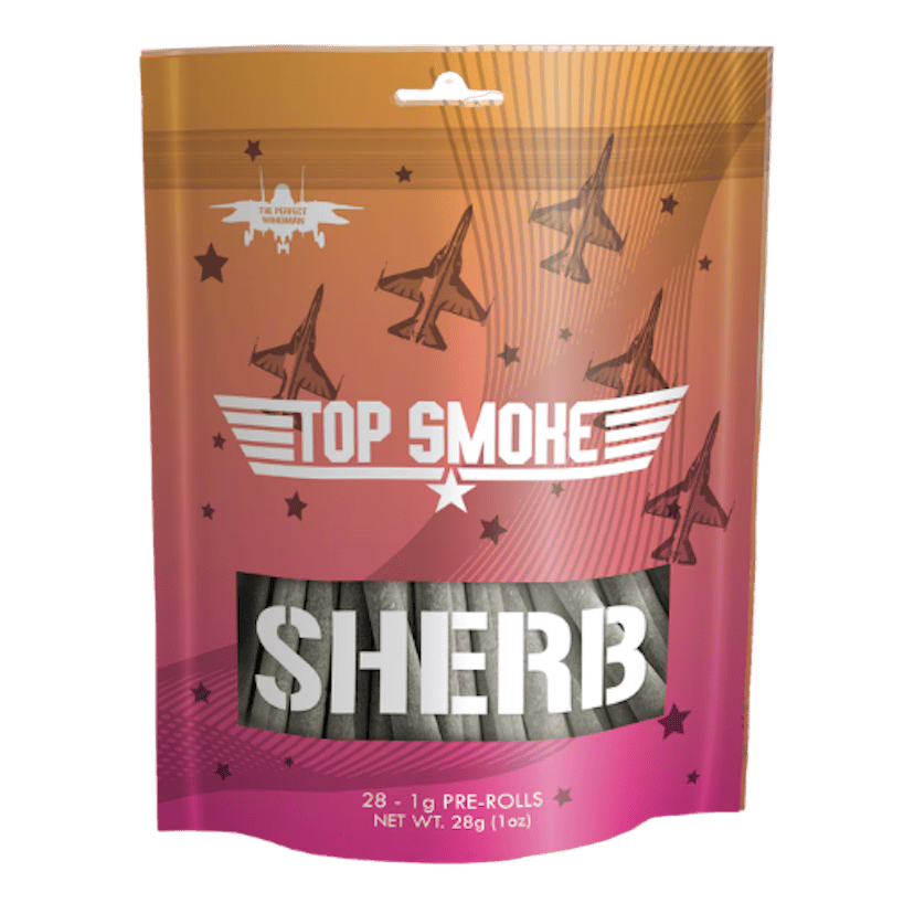 Top Smoke | 28 x 1G Preroll Pack | Sherb