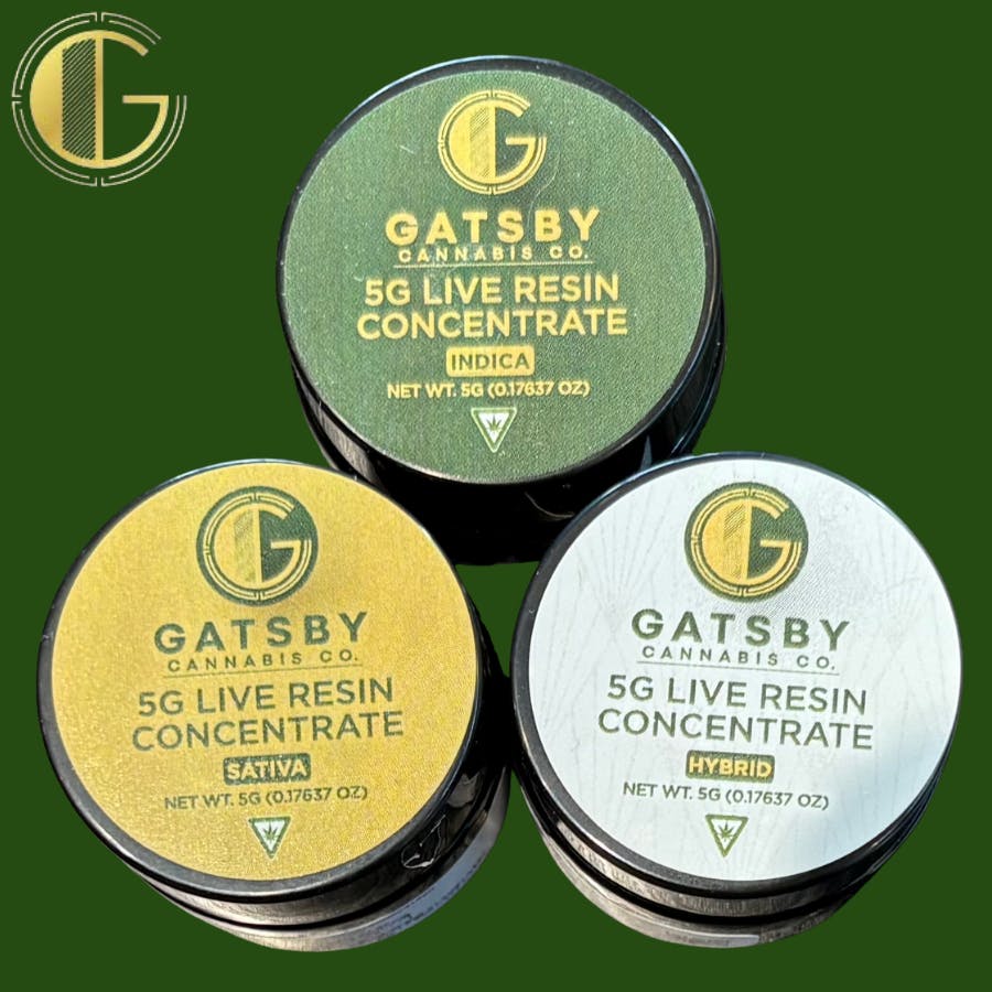 GATSBY CANNABIS CO. GATSBY CANNABIS CO. | GELATO SHERBERT | LIVE RESIN CRUMBLE PUCK | HYBRID — CONCENTRATES