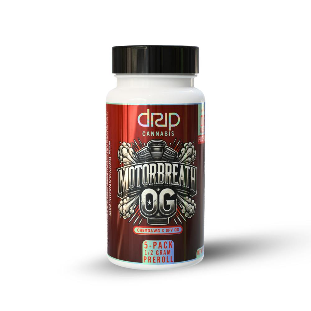 Drip Top Shelf Pre-roll 2.5g (5pk) - Motorbanger OG
