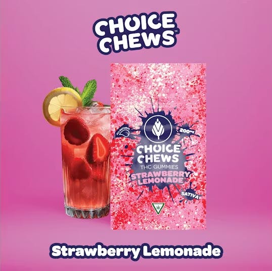 Choice Chews | Strawberry Lemonade | Gummies - 100mg
