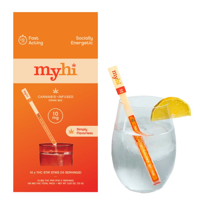Simply Flavorless - Beverage Stir STIKs - 10 Count (100mg)