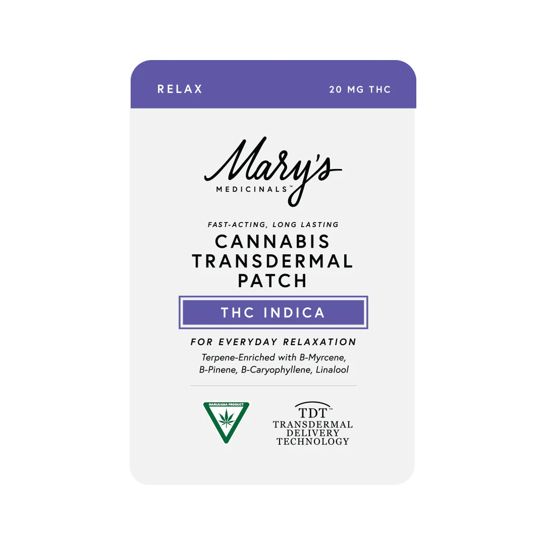Mary's Medicinals - Transdermal Patch - 20mg THC - Relax - Indica