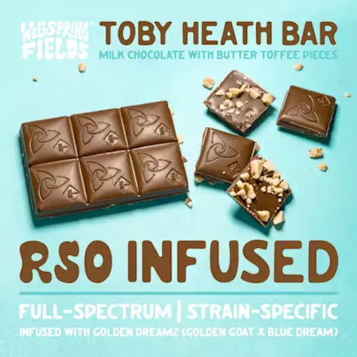 Wellspring Fields | Toby Heath (RSO Infused) Bar | 90mg-1