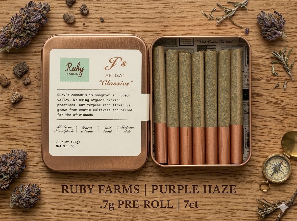 Product Ruby Farms | Purple Haze | .7g Pre-Roll | 7ct