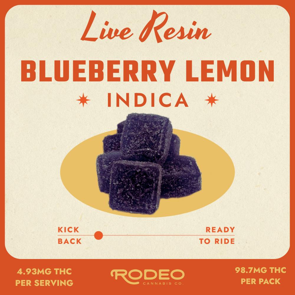 Blueberry Lemon Live Resin Gummies T4.79 (00371) 20pk | Still River Wellness