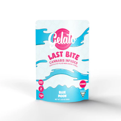 Gelato Last Bite - Cannabis Infused Sugar Cones 200mg - Blue Moon