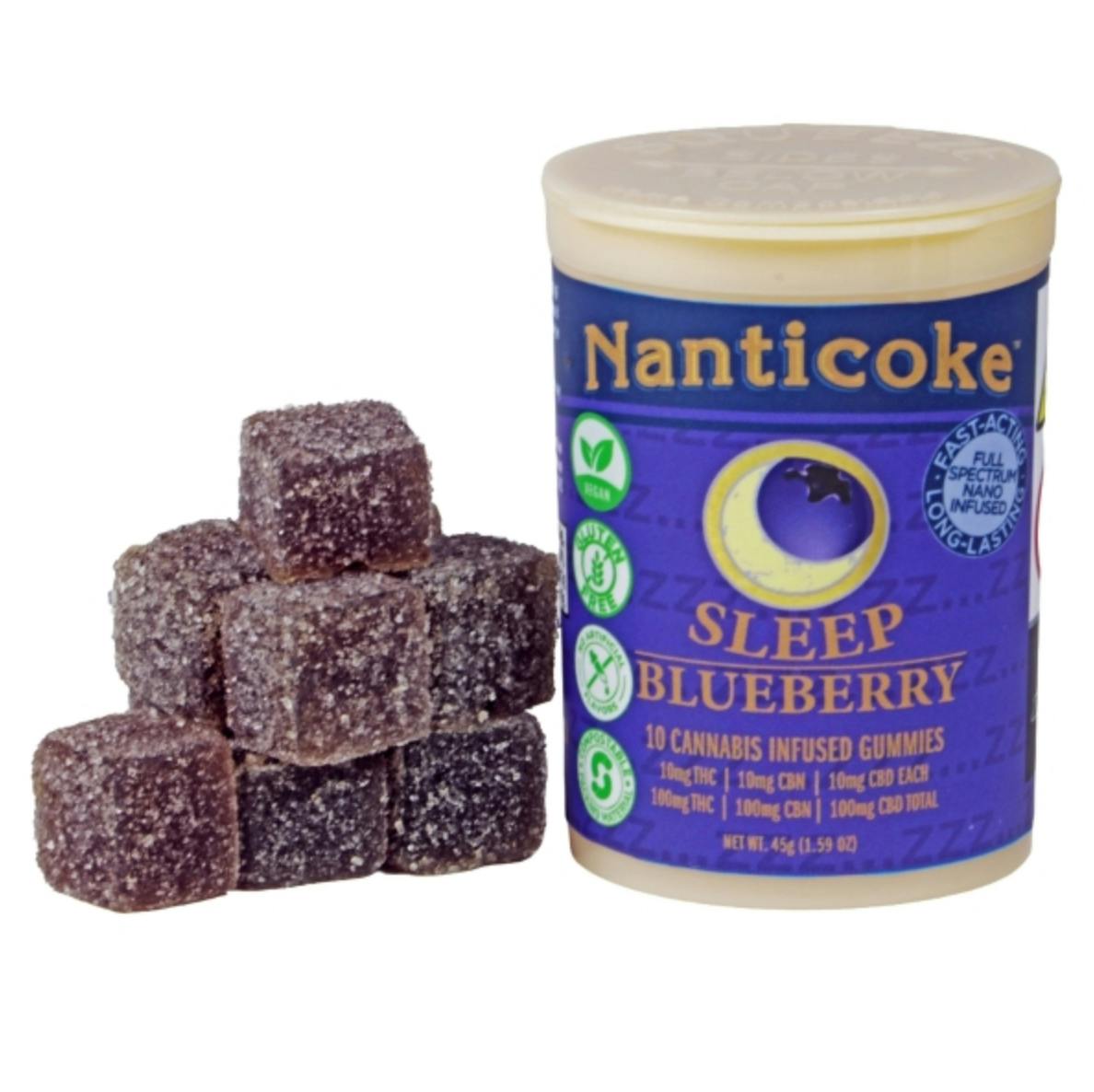 Nanticoke | Blueberry Gummies | Sleep | 100mg | 10ct