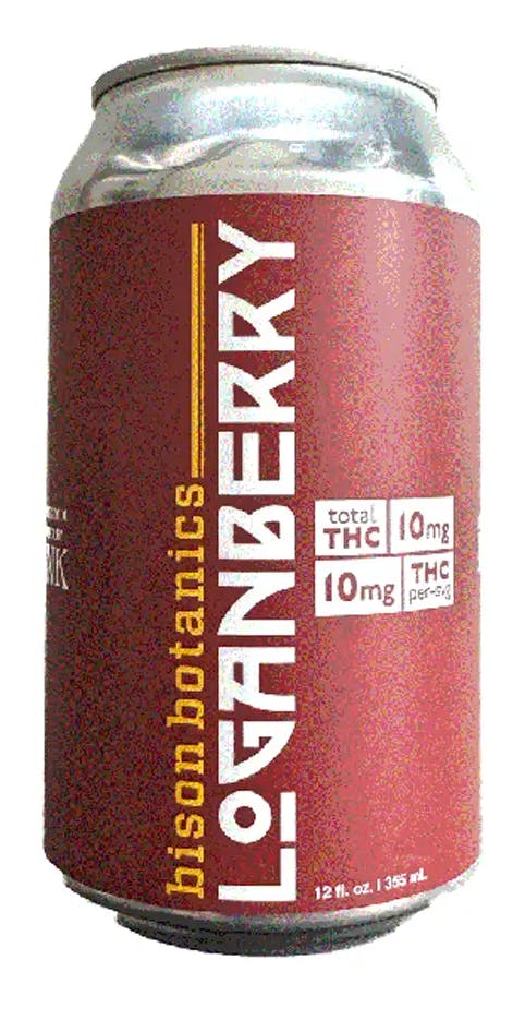 Loganberry | 10mg THC | Single Can | Bison Botanics