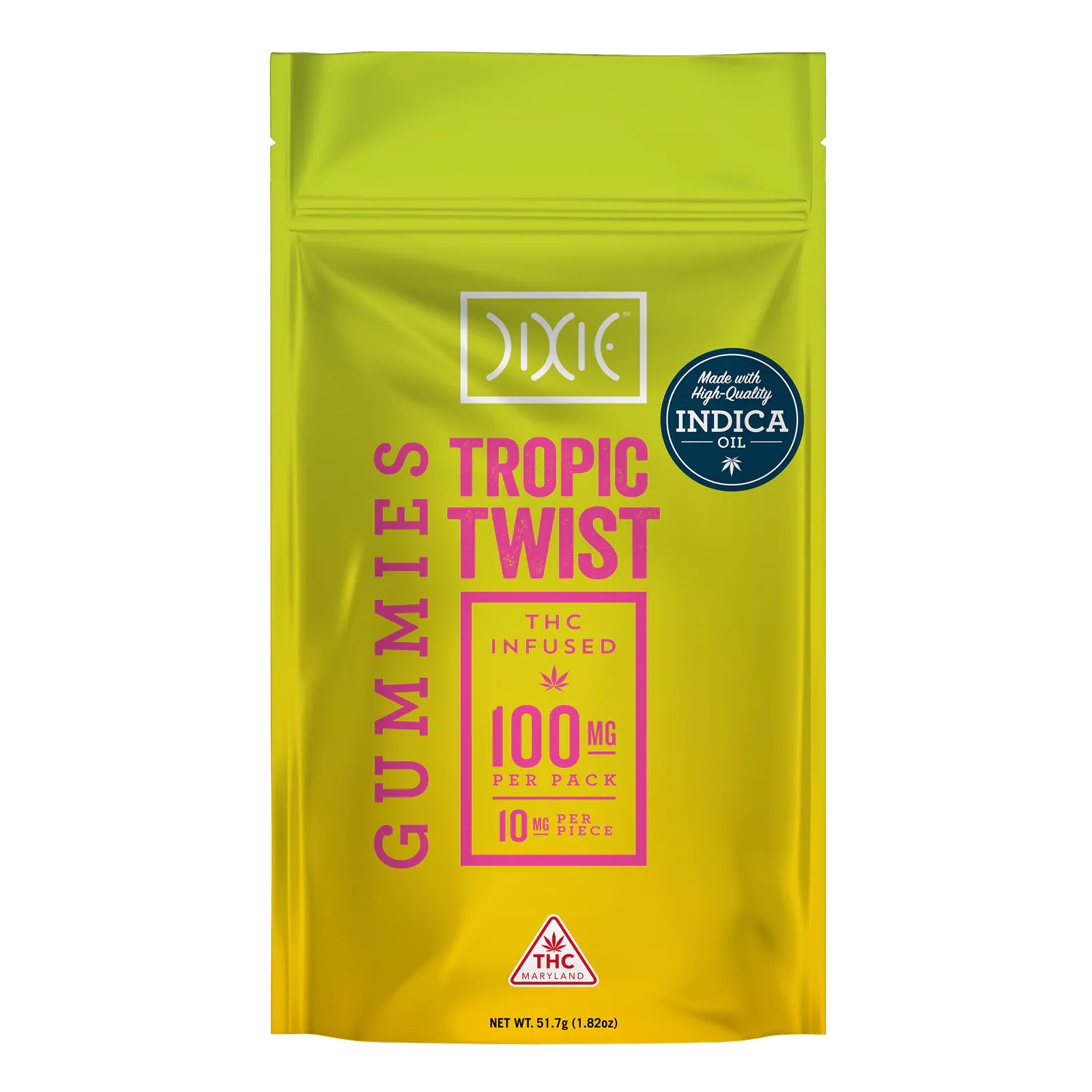 Dixie: Chews | Tropic Twist | Indica | 10mg | 10pk | Far & Dotter