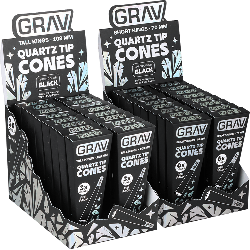 Product OCB Quartz Tip Cones | Black