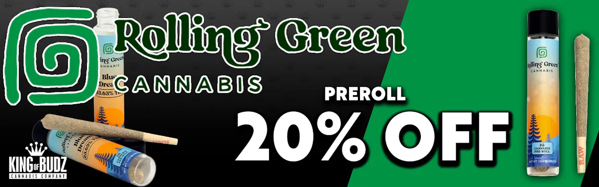 Rolling Green - 1g Preroll - 20 Percent OFF