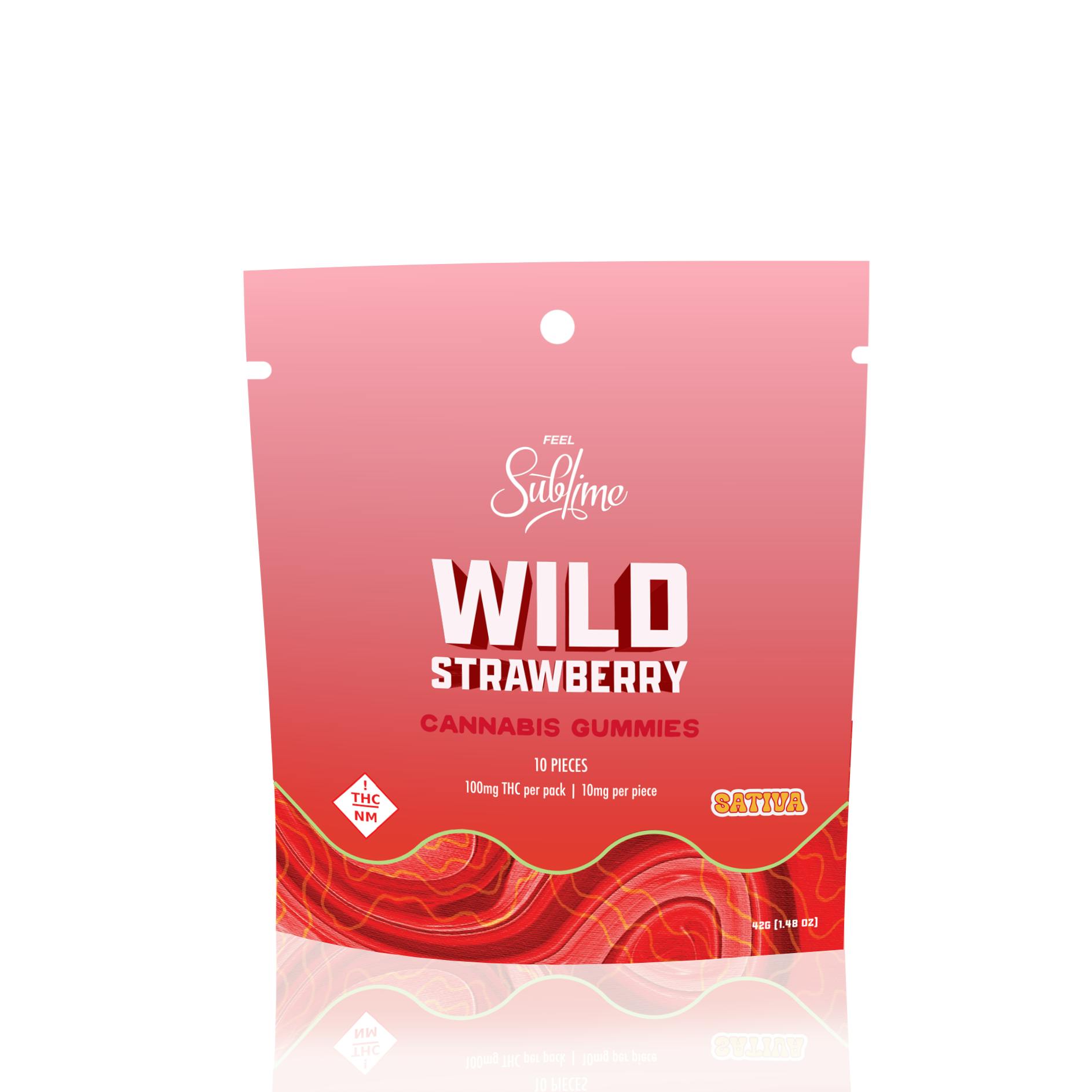 Sublime | Wild Strawberry | 100MG Gummies