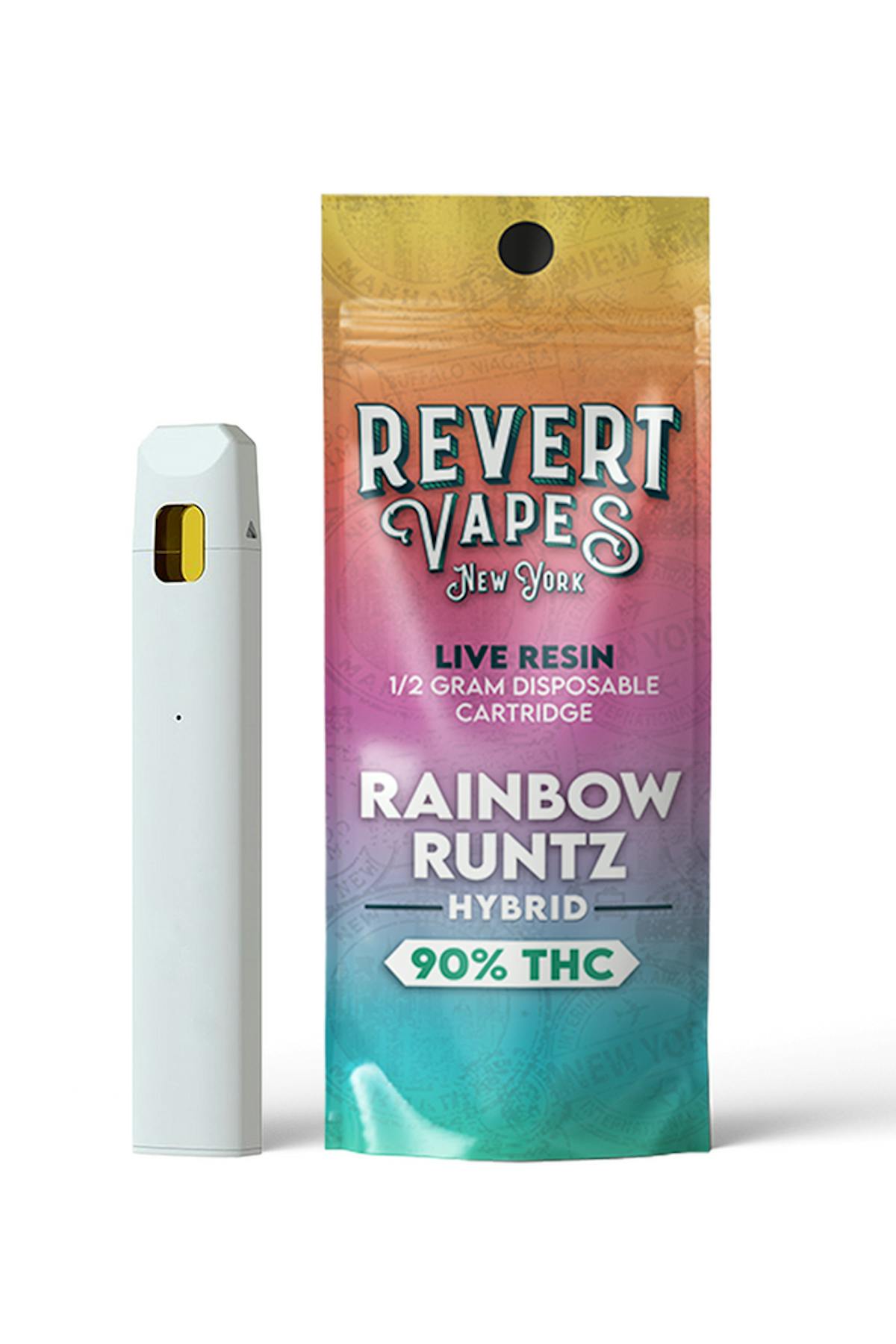 Photo of Revert Rainbow Runtz 0.5g Live Resin Vape