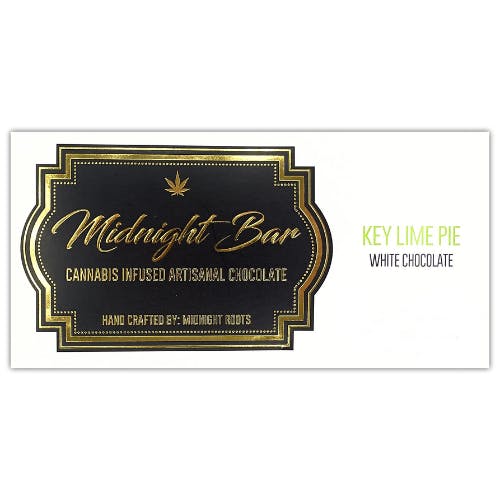 Product: Midnight Roots | Key Lime Pie 200mg Chocolate Bar